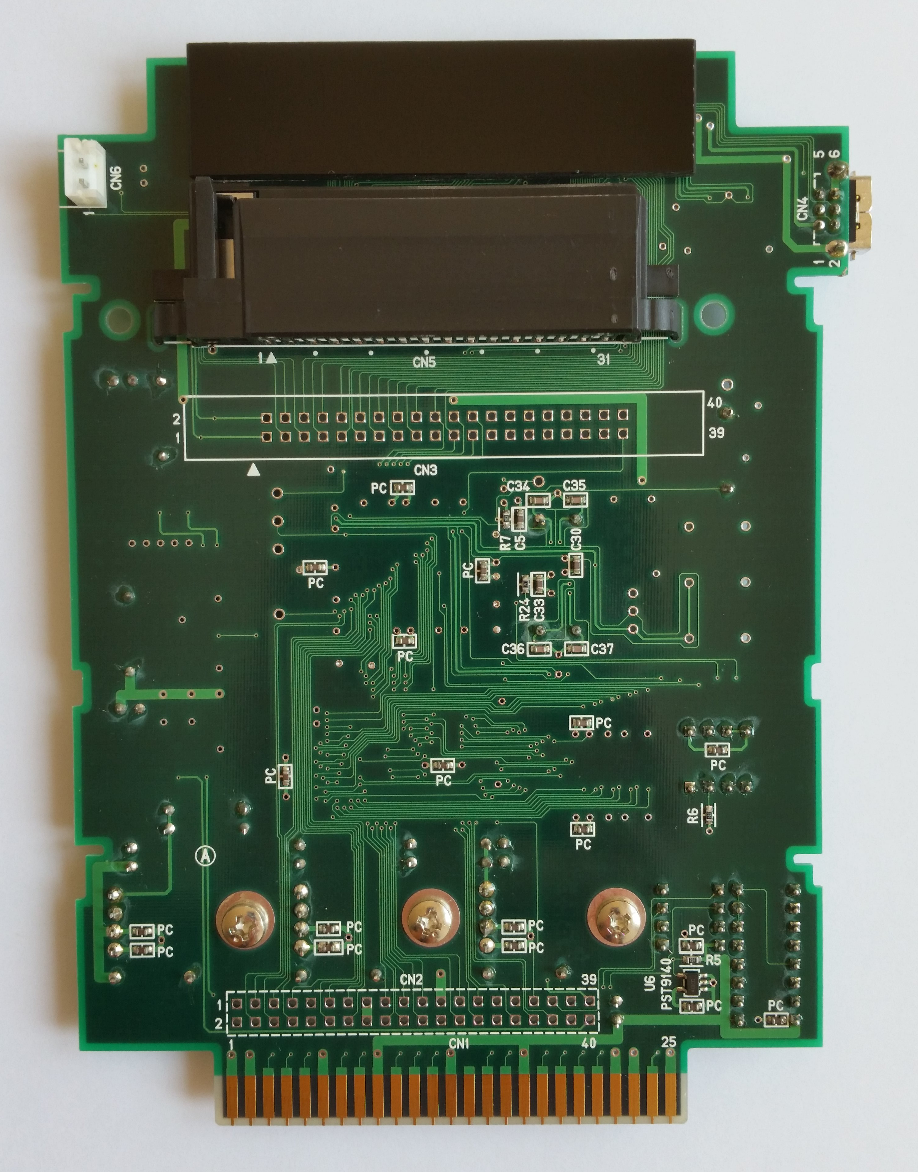 Front side of Wide-Boy64 AGB circuit board